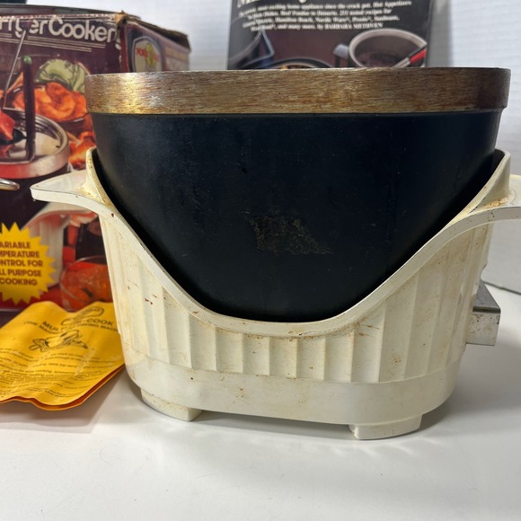 Vintage Nordic Ware Electric Multi-Fri-Plus Deep‎ Fries Fondues Original Box - Picture 10 of 16